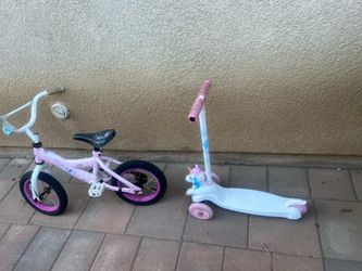 Bicycle and scooter