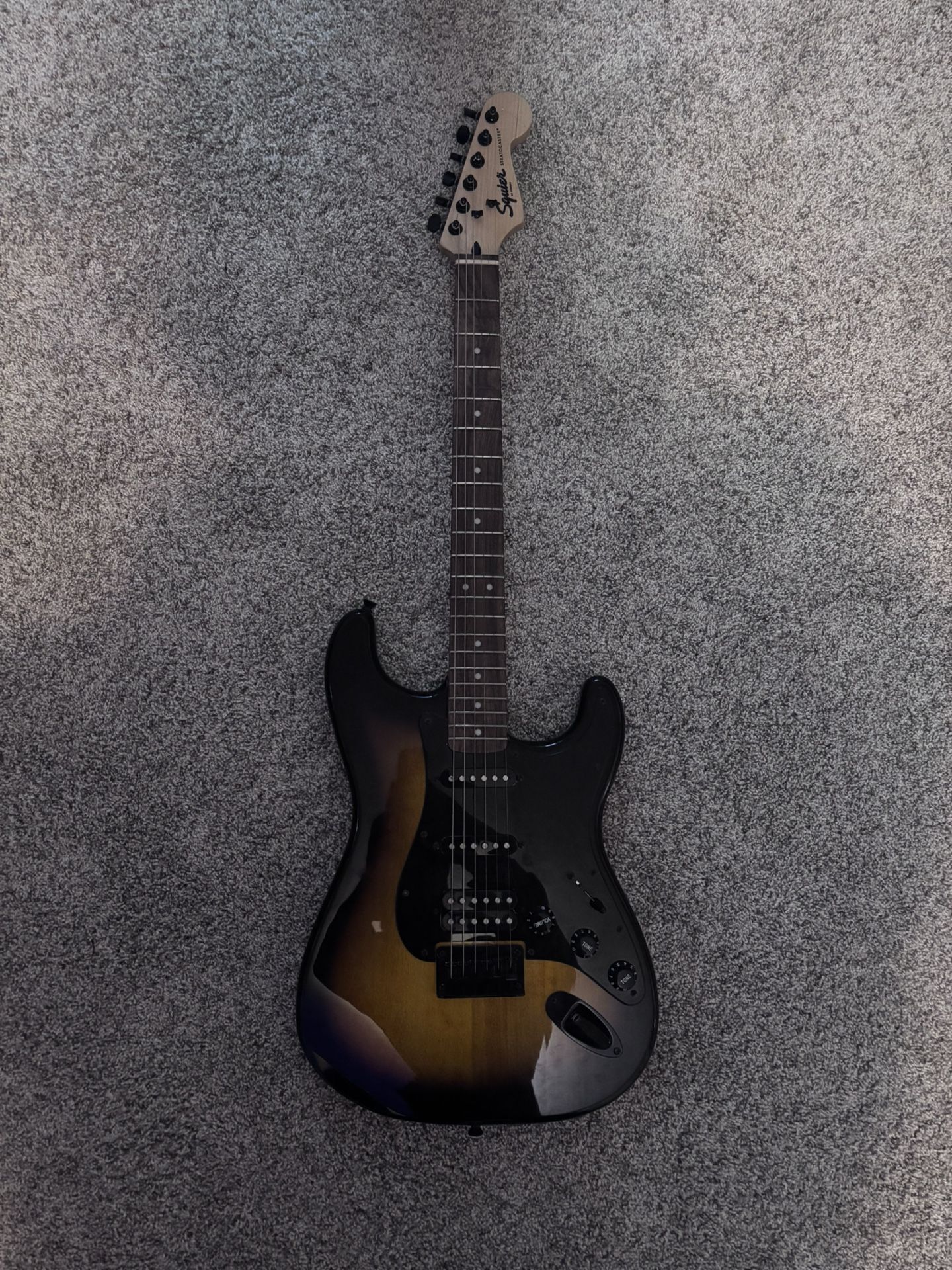 Squire Stratocaster With Fender Amp