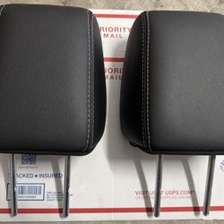 NEW Black Leather Jeep Front seat, Headrest Car SUV Vehicle Truck