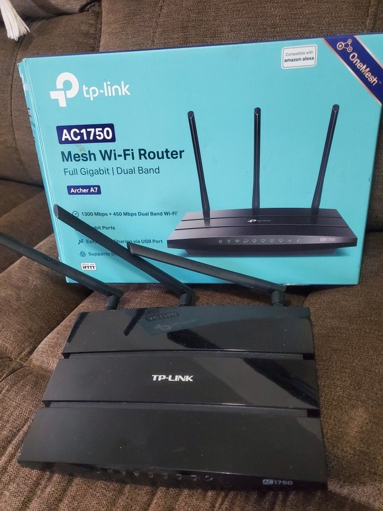 TP-Link AC1750 Smart WiFi Router Archer A7 Full Gigabit Dual-Band