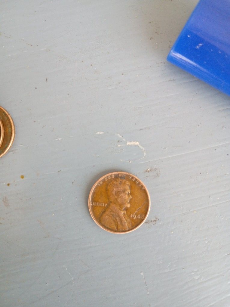 Rare Wheat Pennies No Mint Mark With BIG ERROR