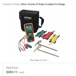 EXTECH  GROUND TESTER MODEL 382252