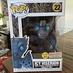 Icy Viserion Game Of Thrones Glow In The Dark Funko Pop 22