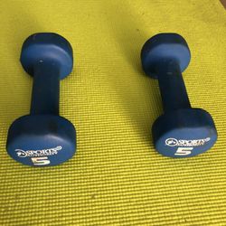 Dumbbells Set 5 Lbs