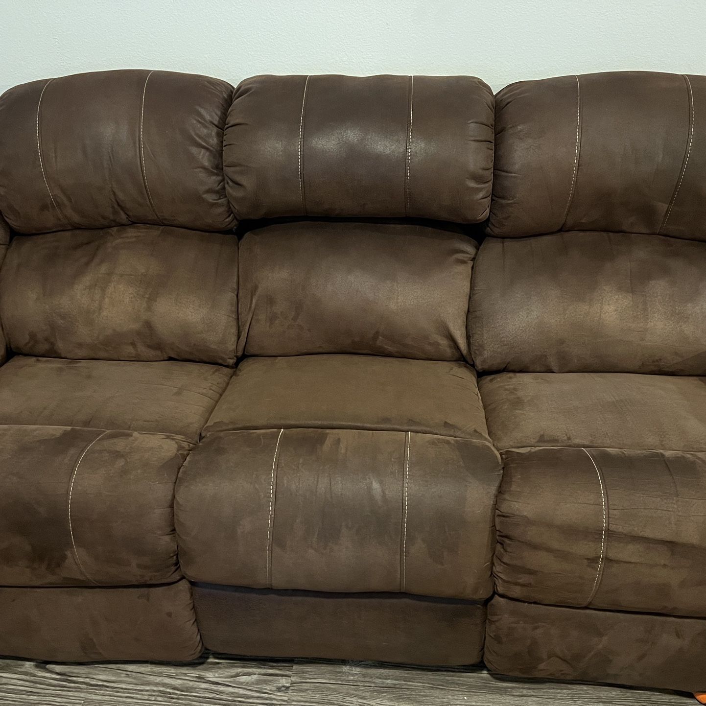 Brown Recliner Couch 