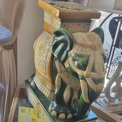 Set Of Two Elephant Plant Stands