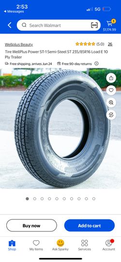 BRAND NEW Tire WellPlus Power ST-1 Semi-Steel ST 235/85R16 Load E 10 Ply Trailer