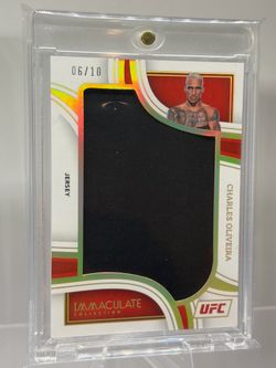 Charles Oliveira UFC card /10 jersey