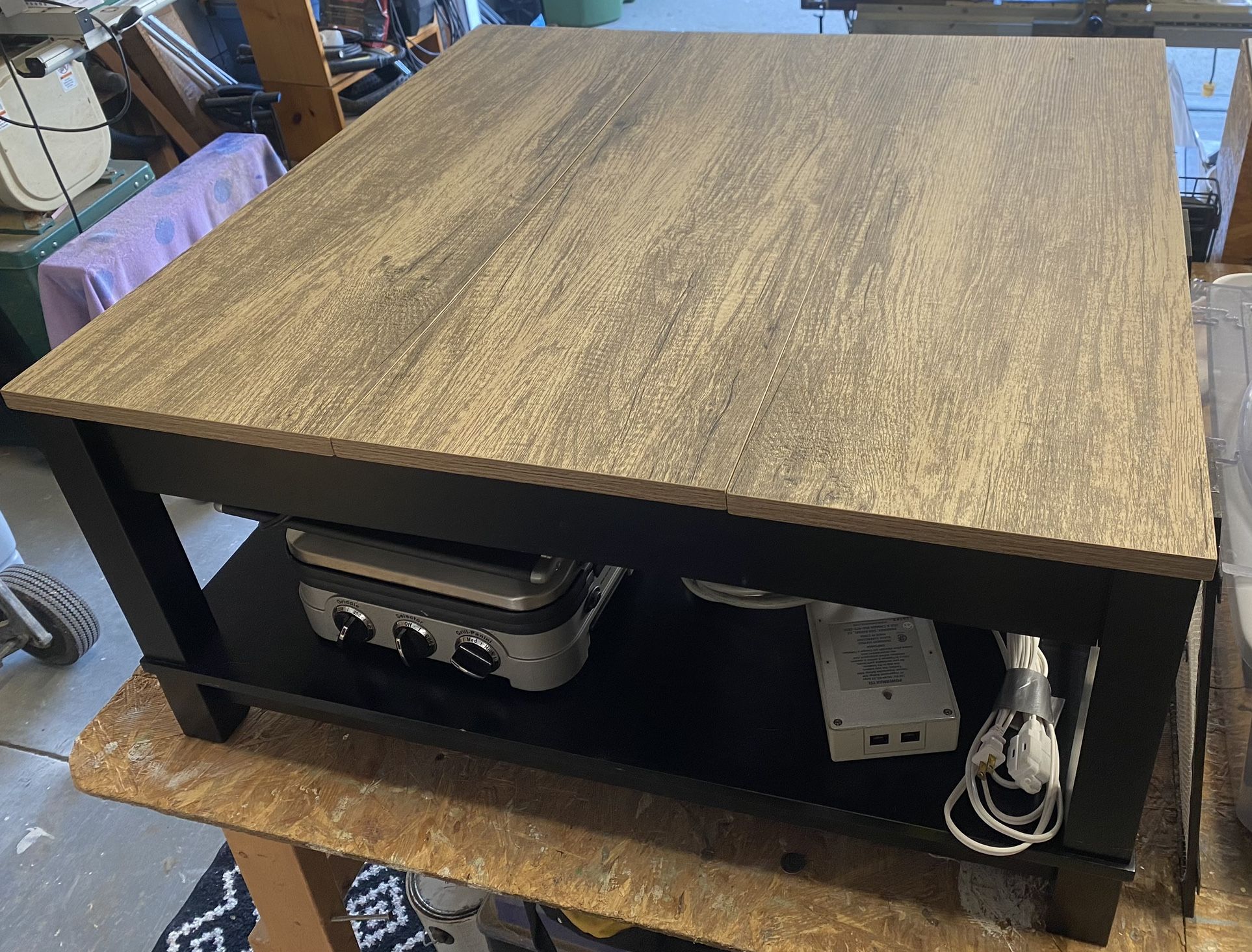 36” Square Coffee Table - 17” H. Very Good Condition $30