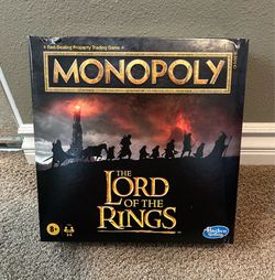 Hasbro Gaming Monopoly: The Lord of The Rings Edition Board Game Inspired by The Movie Trilogy, Play as a Member of The Fellowship, Ages 8 and Up