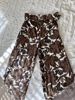 Zara Full Length High Rise Pants