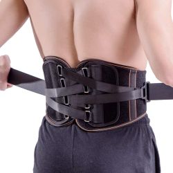 Lower Back Brace Pain Relief with Pulley System - Lumbar Support Belt for Women and Men - Adjustable Waist Straps for Sciatica, Spinal Stenosis, Scoli