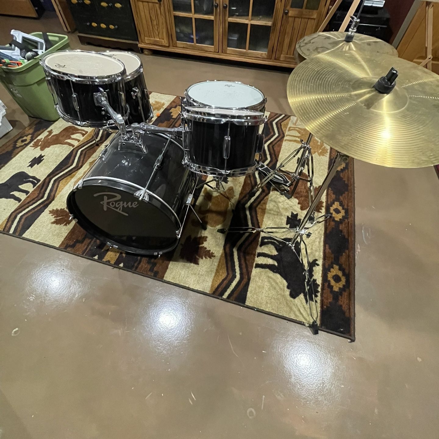 ROGUE 5 Piece Drum Set 