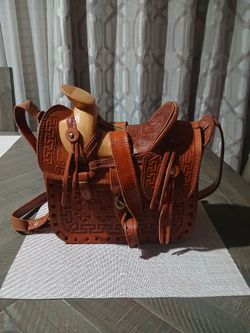 Cowboy girl crossbody bag