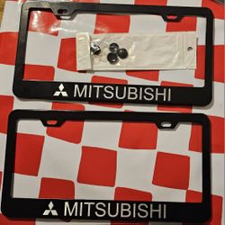 Brand New License Plates Metal Frames For Mitsubishi