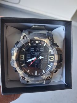 Activa Camouflage Ana-Digi Sport Watch