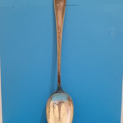 Vintage Gorham Heritage Silverplate Large Serving Spoon 13" Italy.