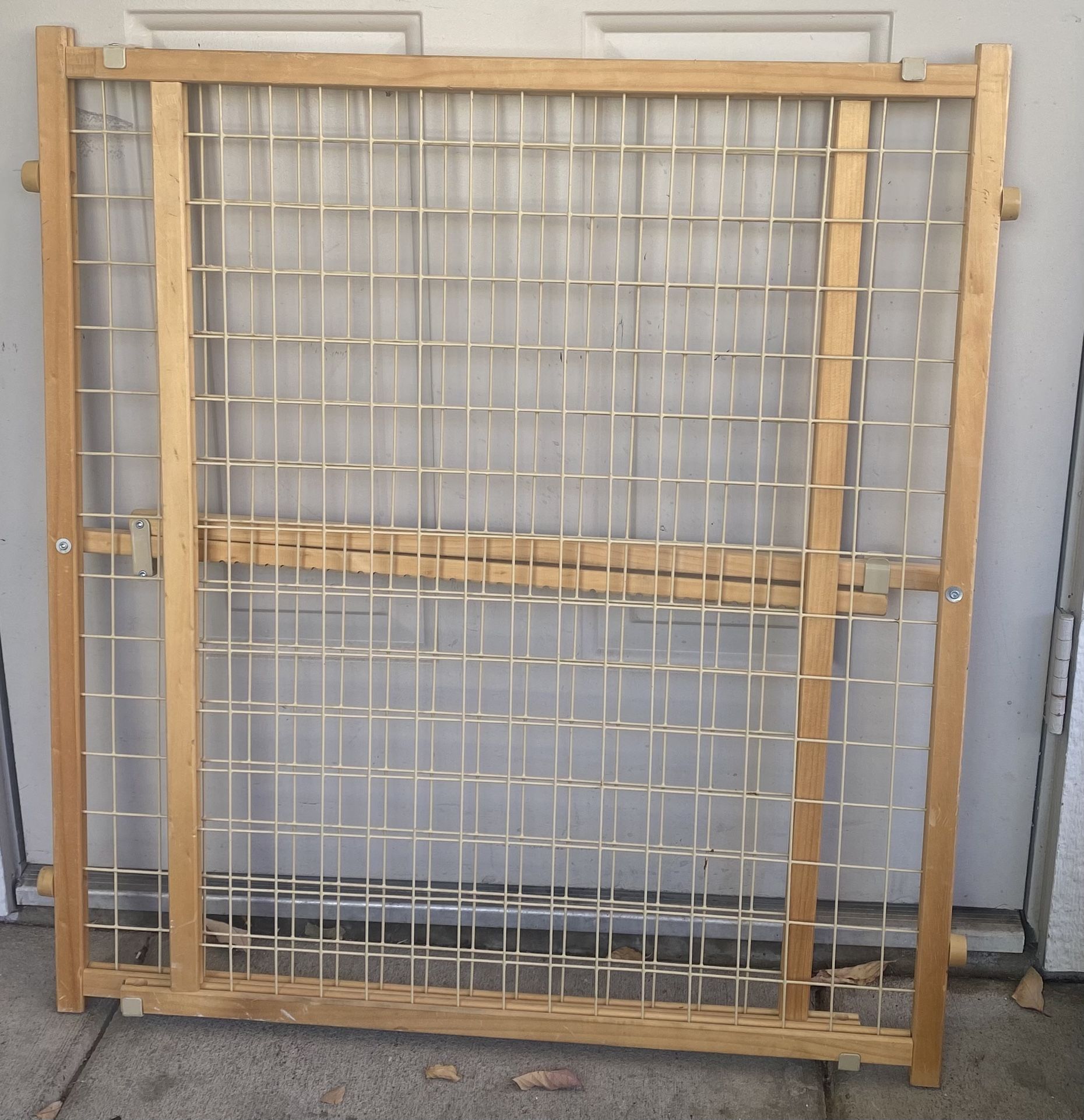 Adjustable Wooden Gate No Longer Using 48”