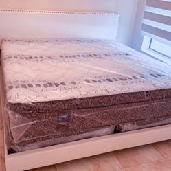 NEW MATTRESS KING SIZE PILLOW TOP WITH BOX SPRING 