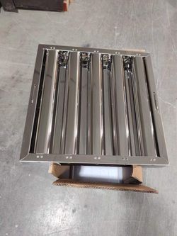 16*16 stainless steel commercial kitchen hood filter, range hood grease filter for restaurant