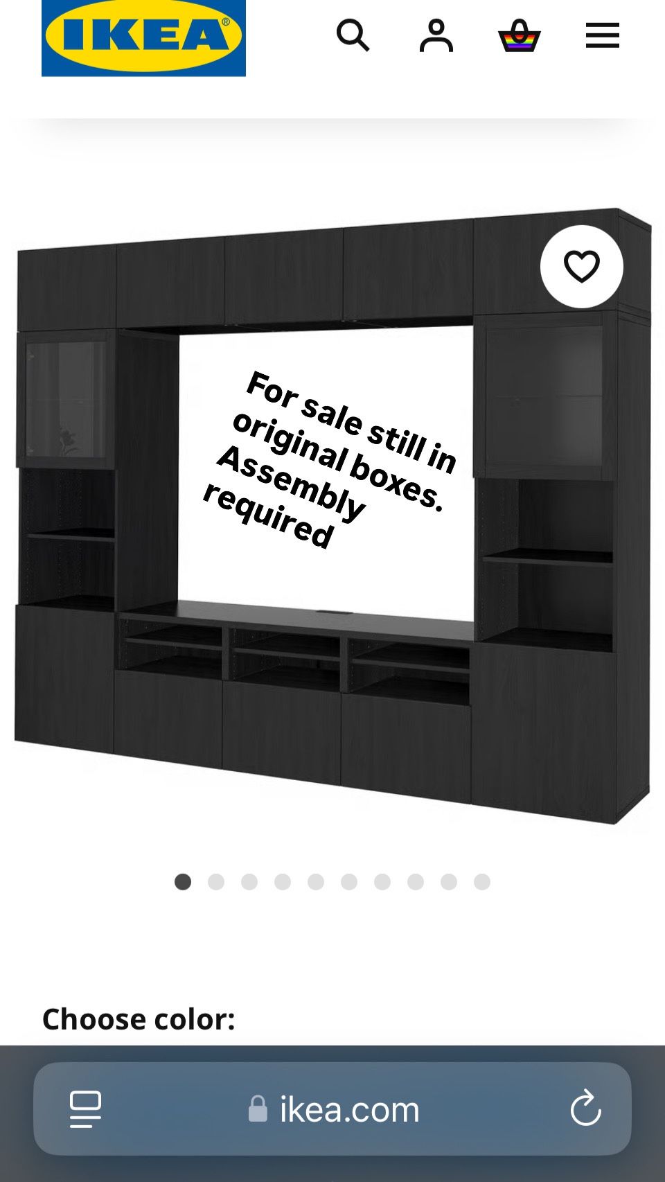 IKEA Tv Stand And Storage.