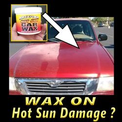 Sun Damaged car ? Apply clear microcrystalline wax