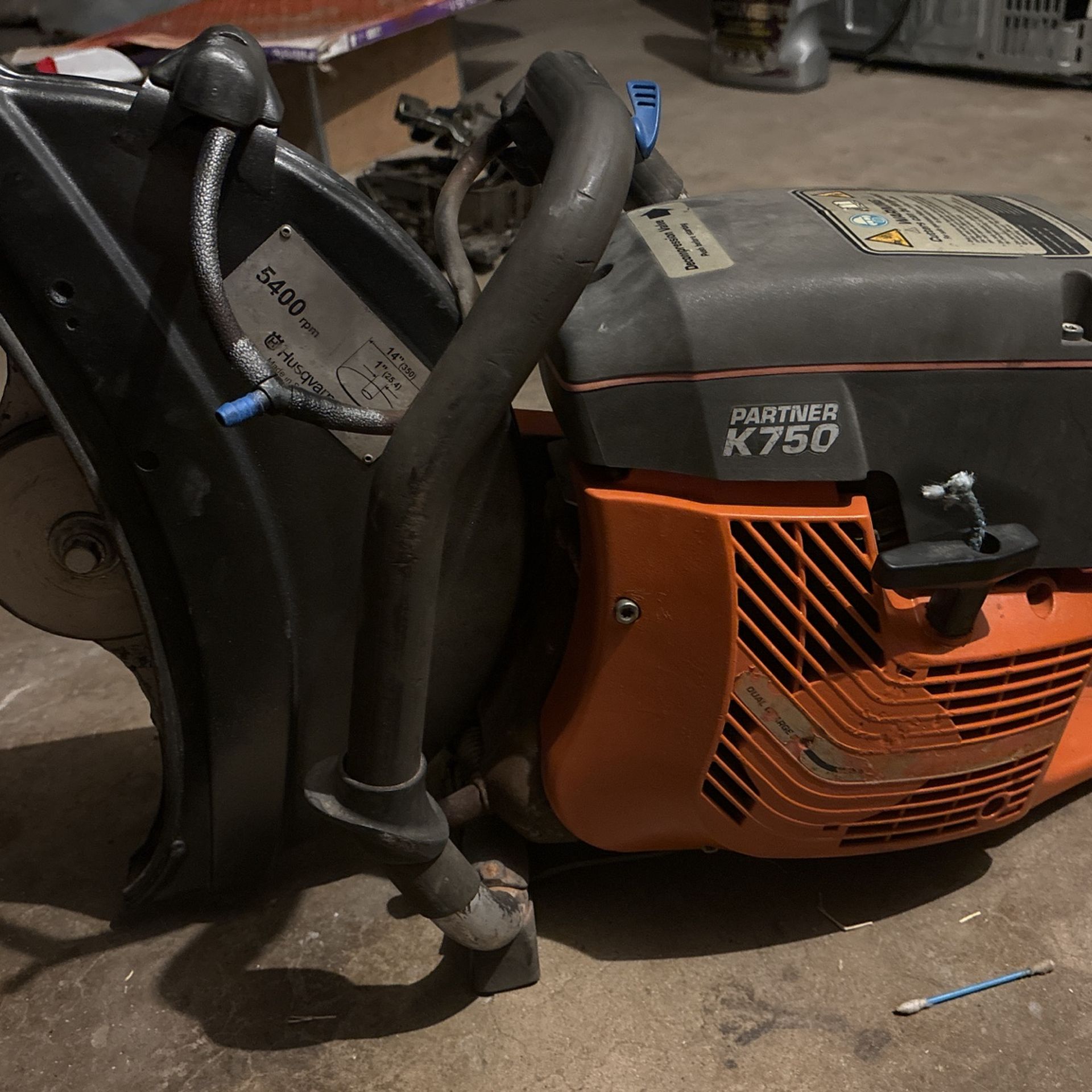 Husqvarna Partner K750 Concrete Saw