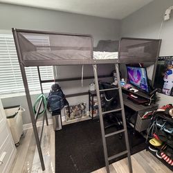 IKEA Loft Bed Frame (No Desk or Mattress)