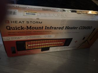 heat storm heater only no Ceiling Bracket Or No Tripod