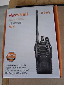 Arcshell AR-5 Two Way Radios