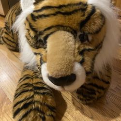 Lifesize Plush Tiger