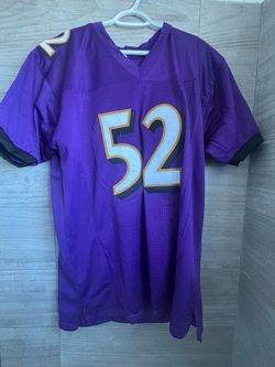 Ray Lewis Signed Custom Baltimore Jersey Autographed Beckett COA 1W322016