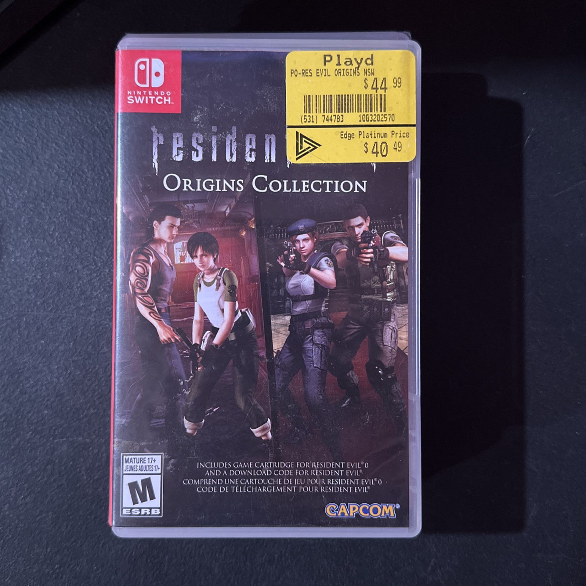 Resident Evil Origins Collection For Nintendo Switch 