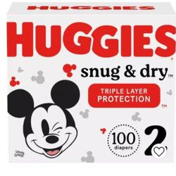 $25🍓🌹Huggies Snug & Dry Baby Disposable Diapers – (Select Size 2 and Count 112 p#19