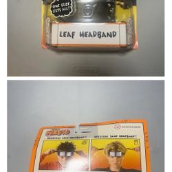 RARE 2002 MATTEL SHONEN JUMP NARUTO LEAF HEADBAND,