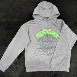 Spider hoodie “slate Grey “ (m)