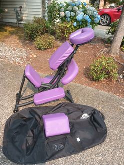 Portable massage chair