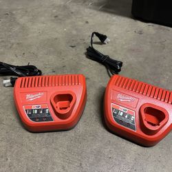 Milwaukee M12 Battery Chargers