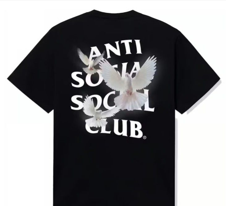 Anti social social club appreciate life size 2xl in blqck