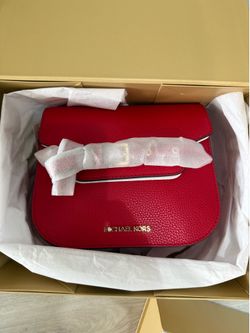 Michael Kors - Emilia SM Saddle XBody Bright Red