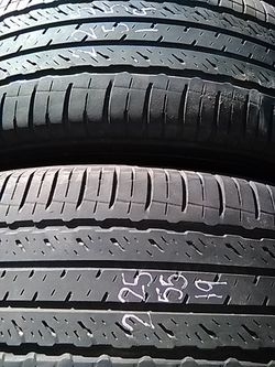 225 55 19 two Goodyear Eagle tires $20 each