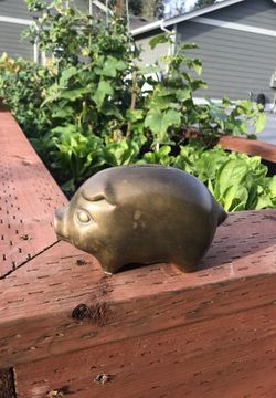 Brass Piggy Bank