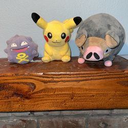 Lot of 3 Pokémon Plush