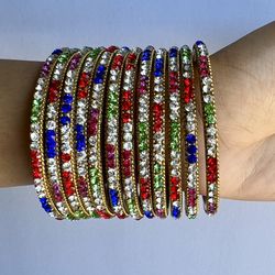 Multi colored bangles
