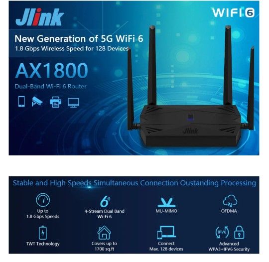 Wifi 6 Ax1800 Mesh Wifi