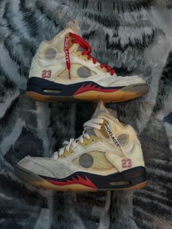 Off White Sail Jordan 5 