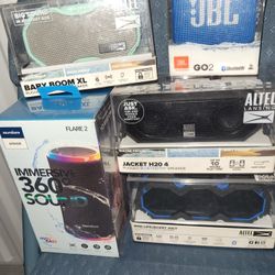 Brand New In Box Bluetooth Speaker Bundle Great Deal!