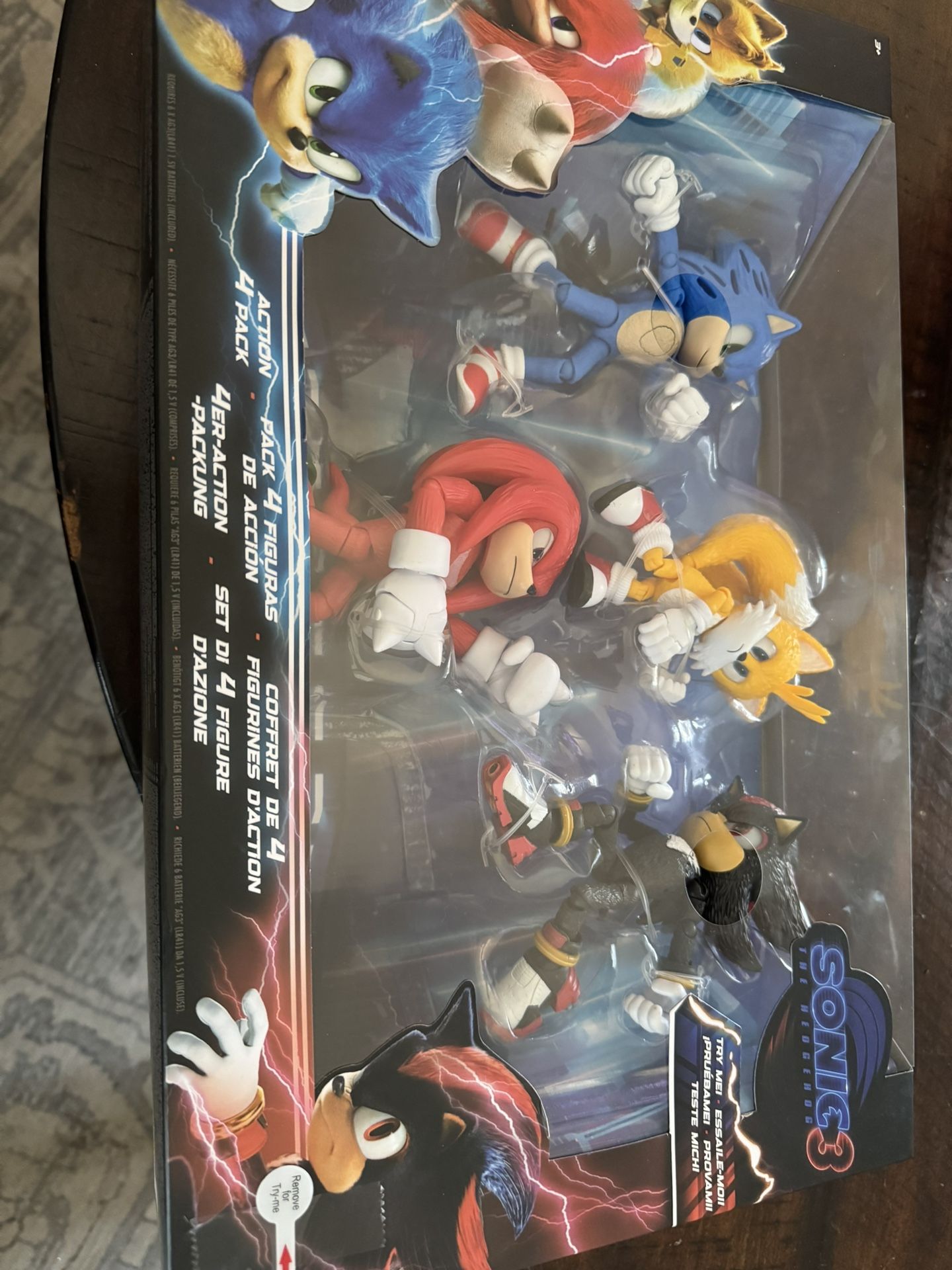 Sonic  3 Movie Figure Set
