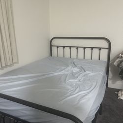 Full size bed with mattress