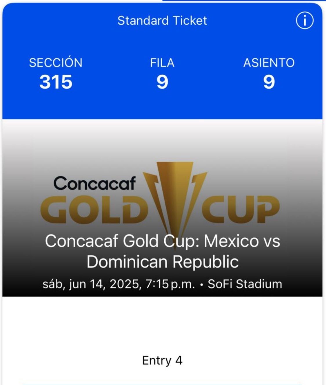 CONCACAF Tickets